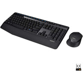 Logitech Mk345 Wireless Combo Full Sized Keyboard With Palm Rest And Comfortable Right Handed Mouse 2.4 Ghz Wireless Usb Receiver Arabic / English Layout - CompuMe